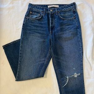 Grlfrnd Karolina High Rise Straight Crop